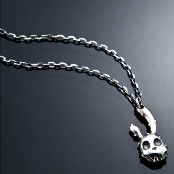 2 Abnormal Sides Two Face Rabbit Necklace - Picture 1 of 5